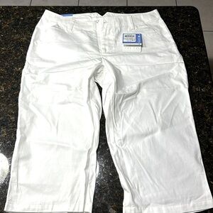 Columbia, modern classic capris, easy fit, white 8
